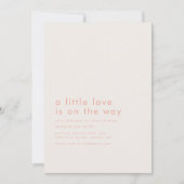 ハートフルベイビーシャワーパーティー 招待状 (正面)