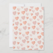 ハートフルベイビーシャワーパーティー 招待状 (裏面)