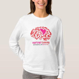 ハートフル考えの Tシャツ