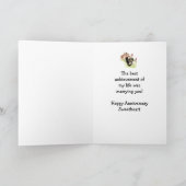 ハートフル カスタム 記念日 ファーム カントリー チキン カード (内部)