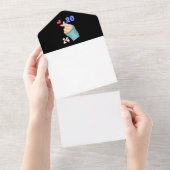 ハートフル 2024 オールインワン招待状 (貼ってはがせる)