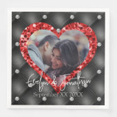 ハートフレカスタムームのフォトブラック&レッドダイヤモンド (正面)