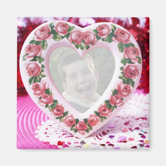 ハートフレームテンプレート マグネット (正面)