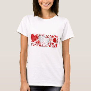 ハートフレーム2テンプレート Tシャツ
