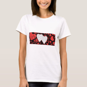 ハートフレーム3テンプレート Tシャツ