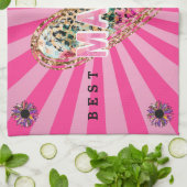 ハートフローラマカスタマイズム キッチンタオル (折り畳み)