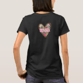 ハートフローラマカスタマイズム Tシャツ (裏面)