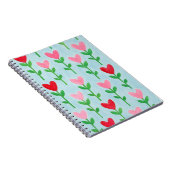 ハートフローラ水カラージャーナル ノートブック (右側)