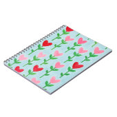 ハートフローラ水カラージャーナル ノートブック (左側)