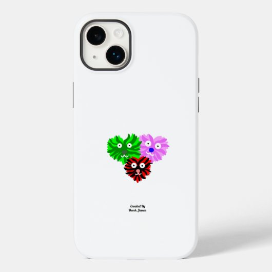ハートフージーアップルiPhone 14プラスケース Case-Mate iPhoneケース (裏面)