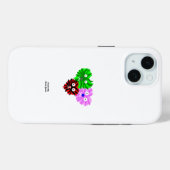 ハートフージーアップルiPhone 15ケース Case-Mate iPhoneケース (裏面 (横))