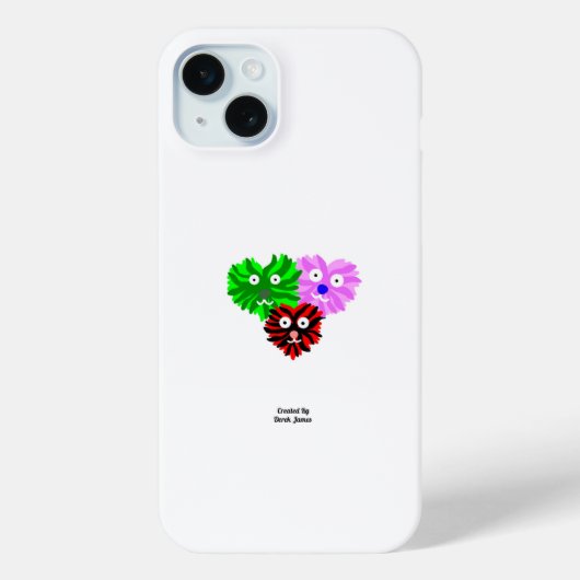 ハートフージーアップルiPhone 15プラスケース Case-Mate iPhoneケース (裏面)