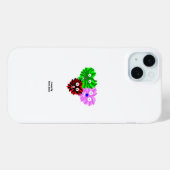 ハートフージーアップルiPhone 15プラスケース Case-Mate iPhoneケース (裏面 (横))