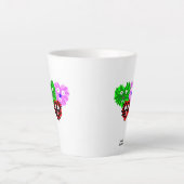 ハートフージースモールラテマグ カフェラテマグ (正面)