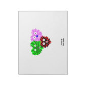 ハートフージーメモ帳(27.9 cm x 21.6 cm) ノートパッド (回転)