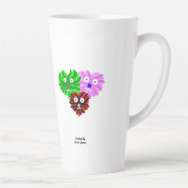 ハートフージーラージラテマググ カフェラテマグ