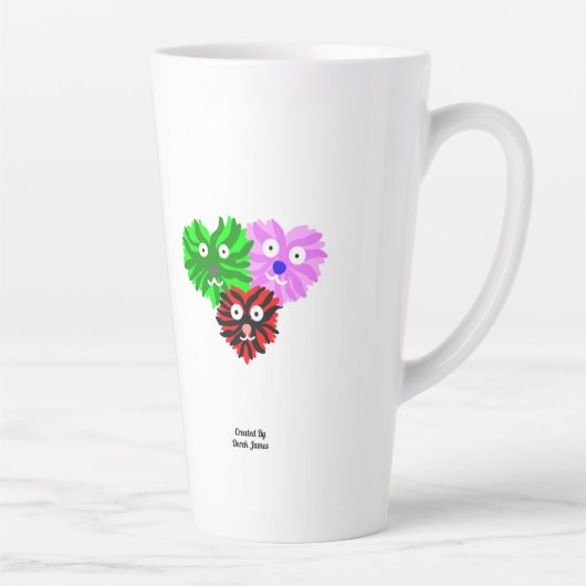 ハートフージーラージラテマググ カフェラテマグ (右)