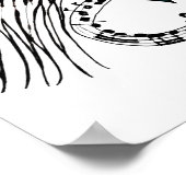 ハートブルー ポスター (角)