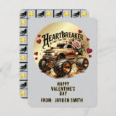 ハートブレイカー教室金ゴールドモンスタートラック シーズンカード (正面/裏面)