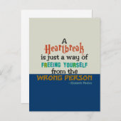 ハートブレイクカラー~はがき/招待状 インビテーションポストカード (正面/裏面)