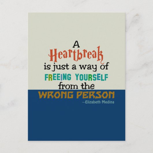 ハートブレイクカラー~はがき/招待状 インビテーションポストカード (正面)