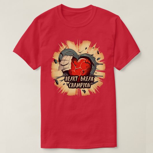 ハートブレイクチャンピオン2 Tシャツ (デザイン正面)