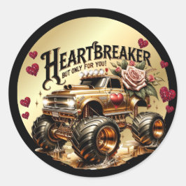 ハートブレーカーゴールデンモンスタートラック教室 ラウンドシール