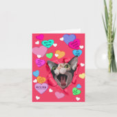 ハートブレーカースフィンクスのバレンタインカード サンキューカード (正面)