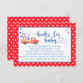 ハートブレーカー赤ちゃんシャワーブックインサート エンクロージャーカード (正面/裏面)