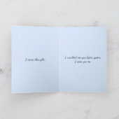 ハートブロークお洒落アリゲータカスタム文字 カード (内部)