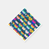 ハートプライドフラグ スタンダードカクテルナプキン (角)