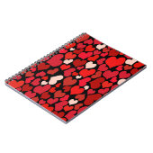 ハートプリント ノートブック (左側)