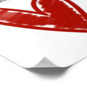 ハートプリント ポスター (角)