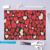 ハートプリント 薄葉紙 (クラフト)