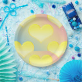 ハートプレート ペーパープレート (パーティー)