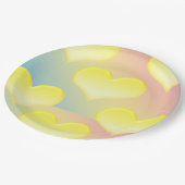 ハートプレート ペーパープレート (アングル)