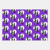 ハートプロポーズ シルエットコレクション ラッピングペーパーシート (正面2)