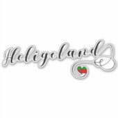 ハートヘリゴランド国旗、ドイツ、ヘルゴランド シール (正面)