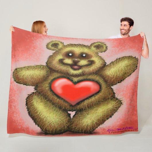 ハートベアフリースブランケット フリースブランケット (インサイチュ)
