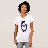 ハートペンギンシャツ Tシャツ (正面フル)