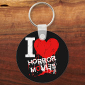 ハートホラー映画 キーホルダー (正面)