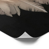 *~*ハートホワイトエンジェルウィングスAP78オパールポスター ポスター (角)