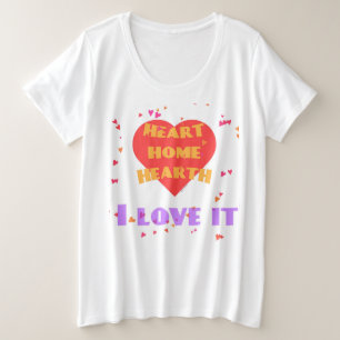 ハートホーム プラスサイズTシャツ