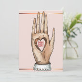 ハートホールハンドラヴハッピーバレンタインデー シーズンカード (スタンド正面)