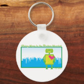 ハートボットキーチェーン キーホルダー (正面)