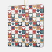 ハートボードの審美色の組み合わせ セラミックオーナメント (左)