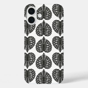 ハートボーンズ iPhone 16 PLUSケース