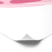 ハートポスターの名前カスタム ポスター (コーナー)