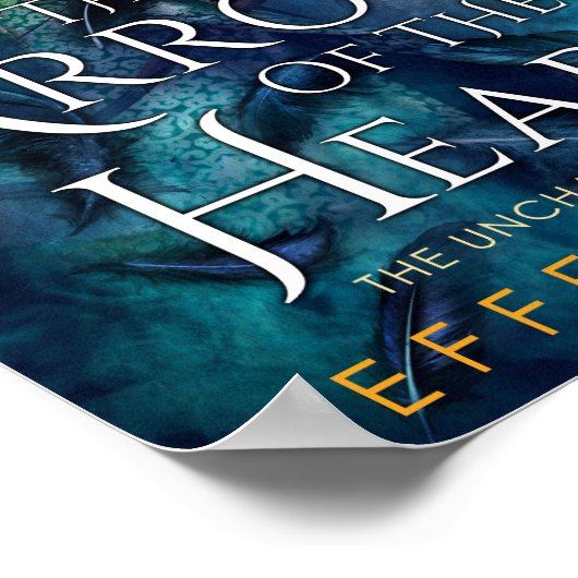 ハートポスターの矢印 ポスター (角)