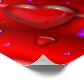 ハートポスター ポスター (角)